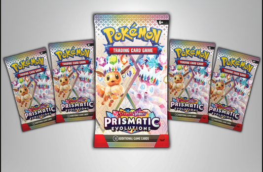Prismatic Evolutions - 5 Pokémon Booster Packs